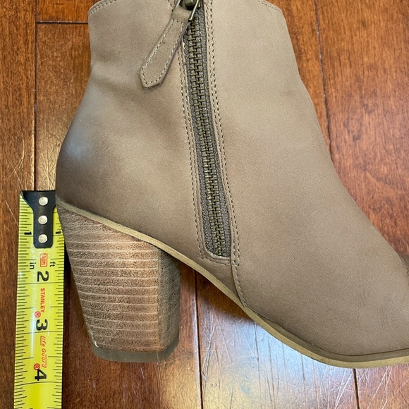 Tan Ankle Booties - Picture 8 of 9